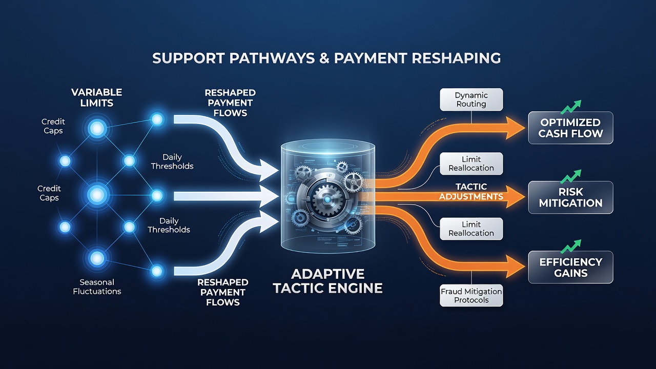 Illustration von Taktikänderungen und Support-Interaktionen in mobilen Kartenspielen