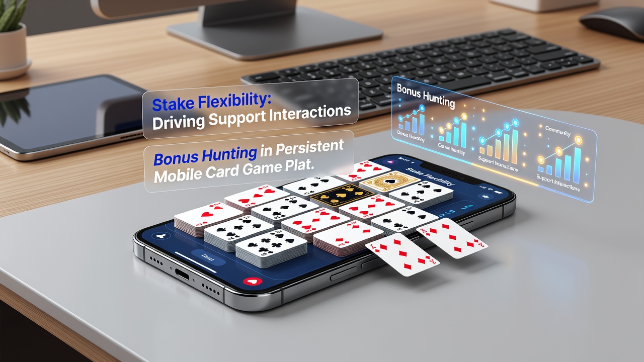 Spieler nutzt mobile App mit variablen Einsätzen und Bonus-Tracking