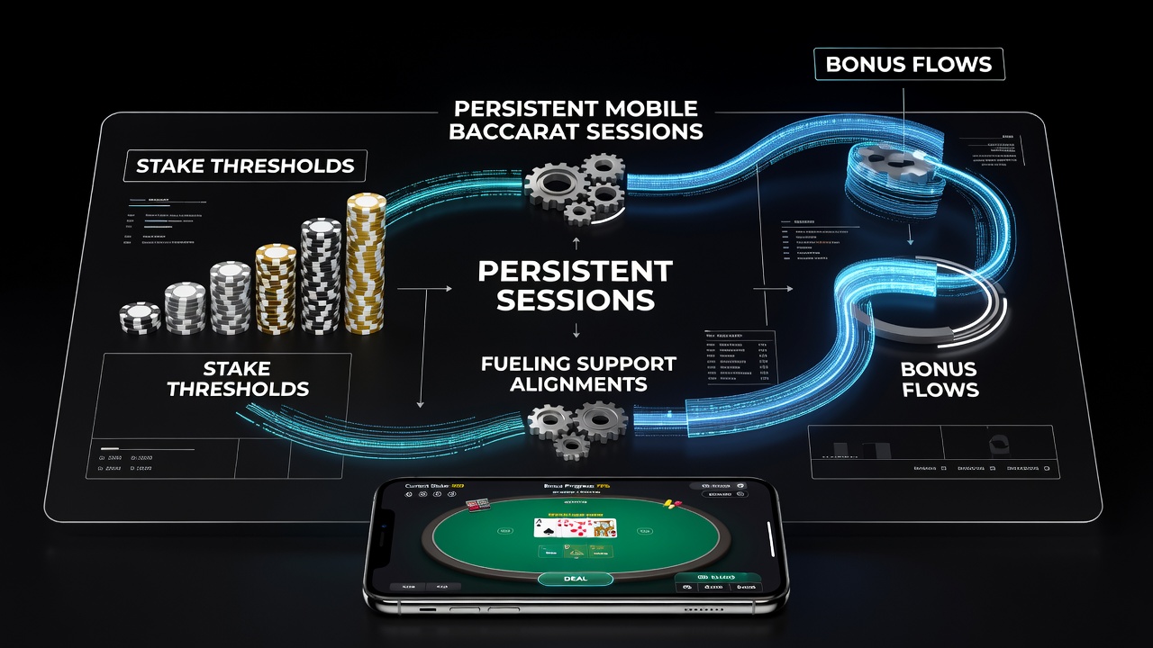 Illustration von Bonusflüssen und Schwellenwert-Interaktionen in Baccarat-Apps